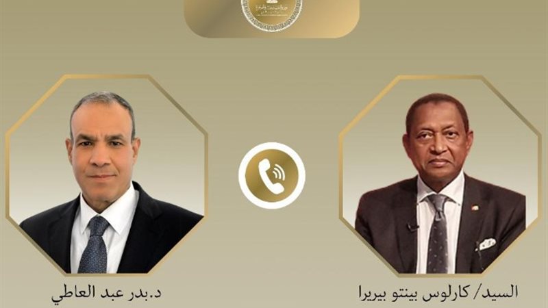 وزير الخارجية ونظيره وزير خارجية غينيا بيساو