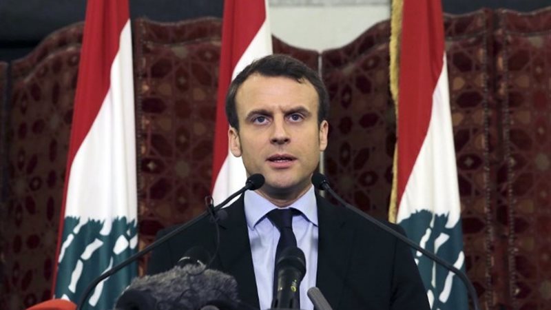 الرئيس الفرنسي ماكرون