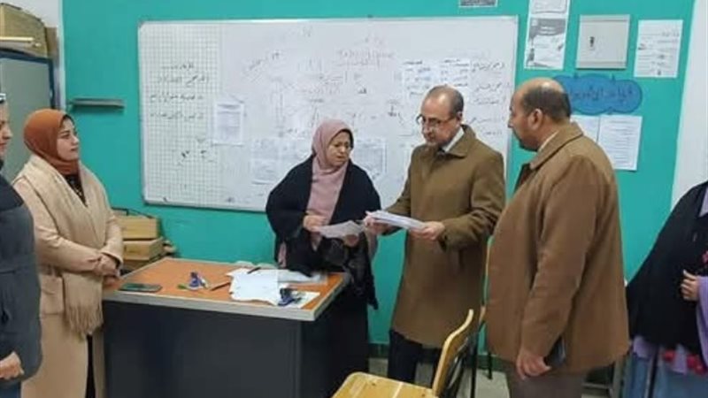 امتحانات نصف العام بالمنوفية