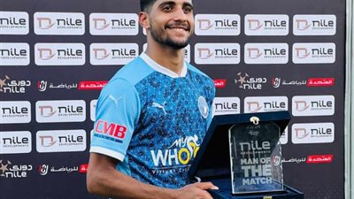إبراهيم عادل نجم مباراة بيراميدز أمام زعيم الفلاحيين