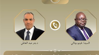 وزير الخارجية يبحث  تعزيز العلاقات مع دولة بوتسوانا