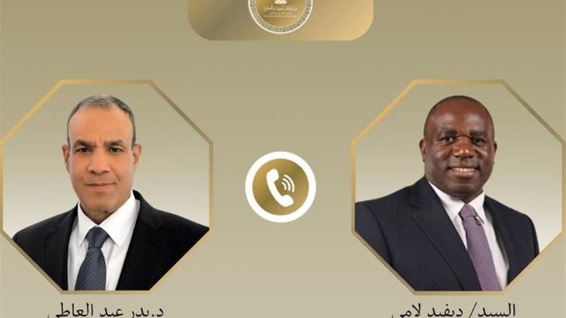 وزير الخارجية ونظيره البريطاني