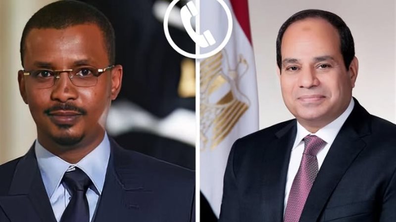 الرئيس السيسي و الرئيس التشادي