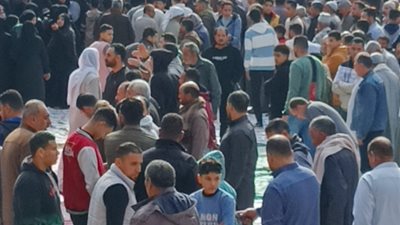 تشييع جثماني شابين بالغربية في جنازة مهيبة توفيا صعقا بالكهرباء بالسعودية
