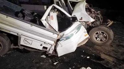 مصرع سائق وإصابة آخر في حادث انقلاب سيارة نقل بجرجا غرب سوهاج