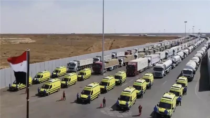استعدات مصر لدعم غزة ـ أرشيفية