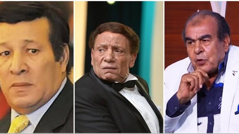 فكري صادق وعادل إمام وسعيد صالح