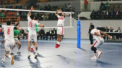 الزمالك يقهر الهلال ويحجز مقعده في ربع نهائي البطولة العربية للطائرة