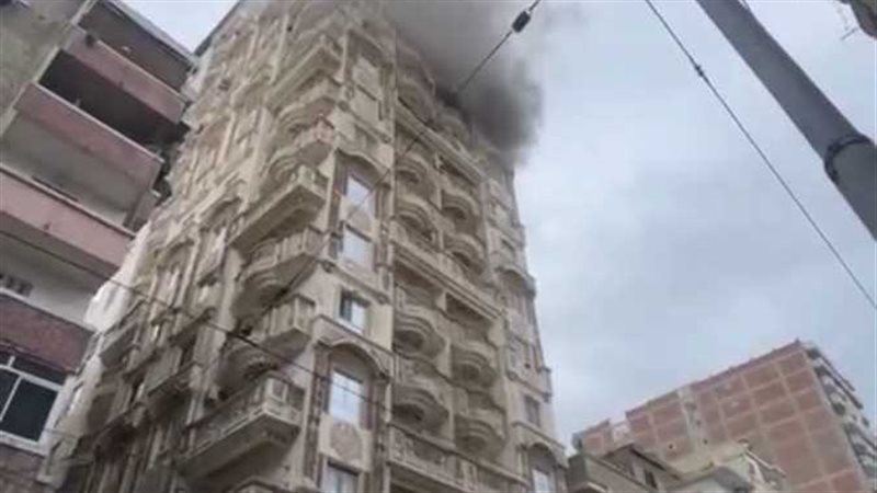 حريق  داخل شقة سكنية فى مدينة 6 أكتوبر