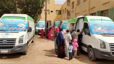 في 12 تخصصا، محافظة الجيزة تنظم قوافل طبية مجانية للمواطنين
