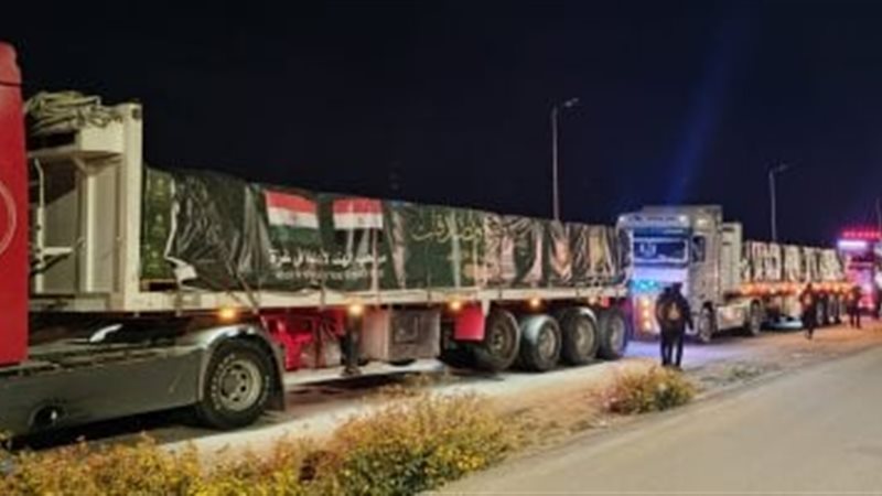 دخول المساعدات لقطاع غزة