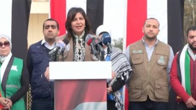 نبيلة مكرم عبيد: مصر لم تغفل عن دورها في دعم الفلسطينيين منذ بداية العدوان الإسرائيلي