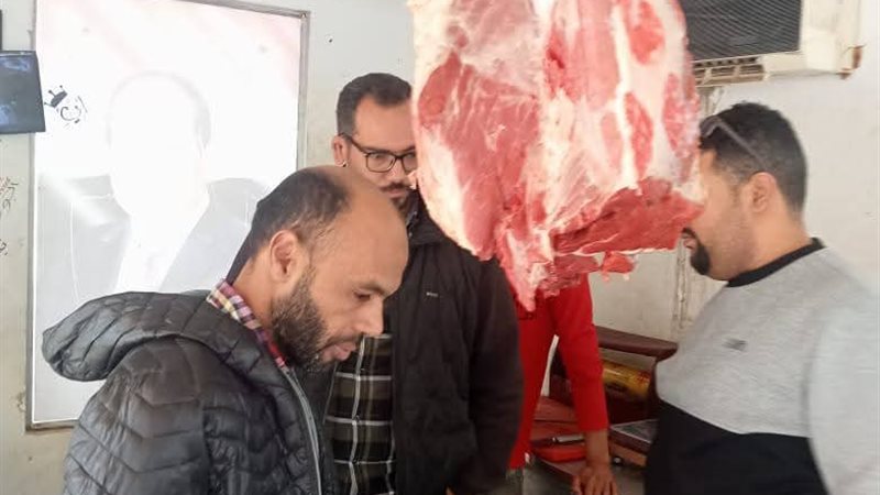 حملة لضبط لحوم غير صالحة للاستخدام  