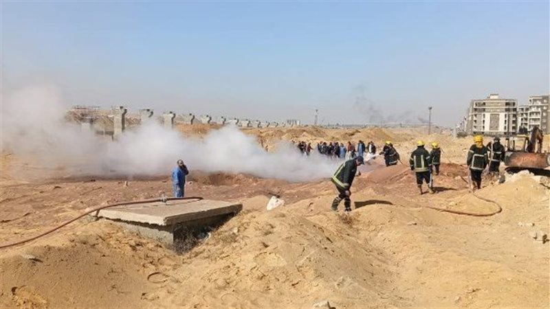 انفجار خط غاز بالحي السابف في أكتوبر