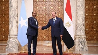 الرئيس السيسي ونظيره الصومالي يوقعان إعلان ترفيع العلاقات لمستوى الشراكة الاستراتيجية