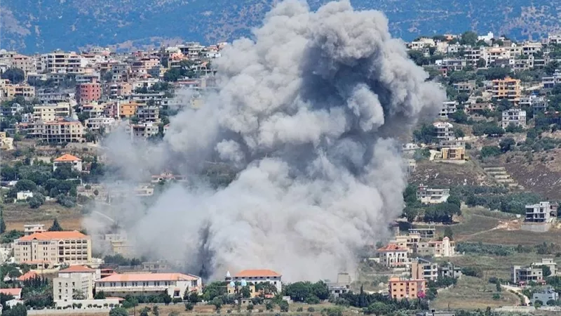 تفجيرًا في بلدة ميس الجبل بالجنوب