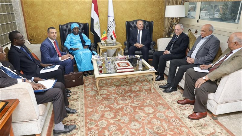 الفريق كامل الوزير والوفد السنغالي