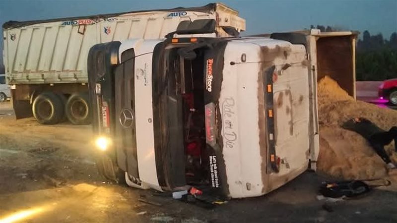حادث بطريق الباجور