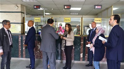 جولة مفاجئة لوزيرة التنمية المحلية على حي مصر القديمة لمتابعة سير العمل