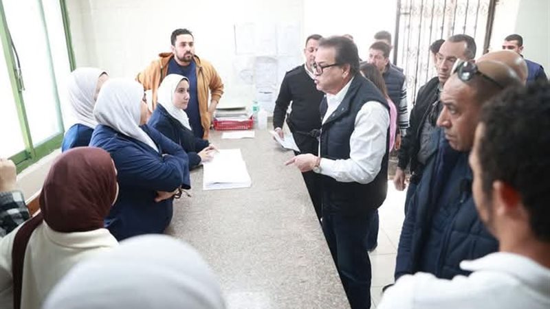 جانب من زيارة الوزير 