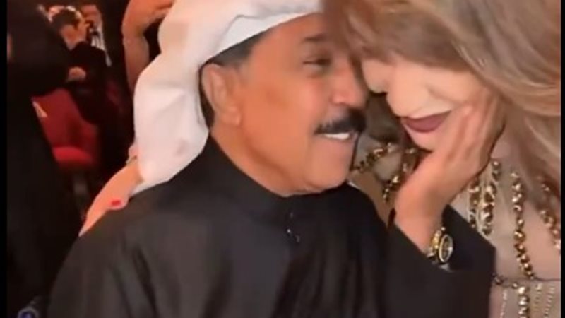 عبدالله الرويشد وهدى حسين
