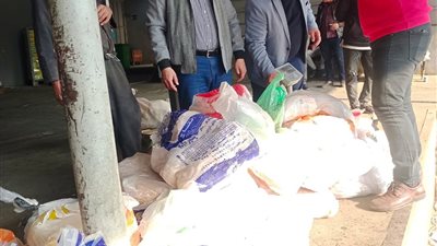  ضبط 1035 كجم من اللحوم والكبدة غير صالحة داخل مخزن بالجيزة