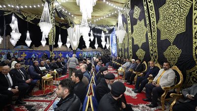 عزاء والد أسقف دمياط وكفرالشيخ والبراري ودير القديسة دميانة