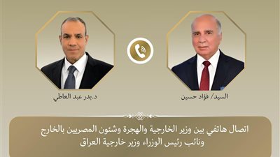 وزير الخارجية يؤكد دعم مصر أمن واستقرار العراق