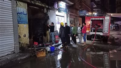 السيطرة على حريق هائل في مطبعة ورق بالمحلة الكبرى دون خسائر بشرية