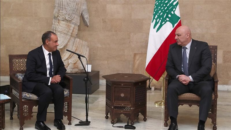 وزير الخارجية يلتقي الرئيس اللبناني 