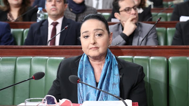 وزيرة الثقافة التونسية أمينة الصرارفي