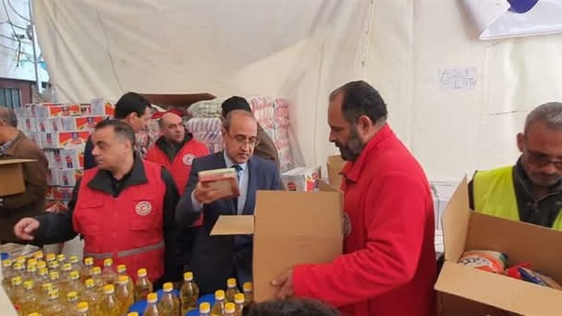 جانب من المشاركه في القافلة 
