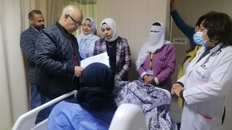 وكيل وزارة الصحة بالفيوم يفاجئ مستشفى طامية