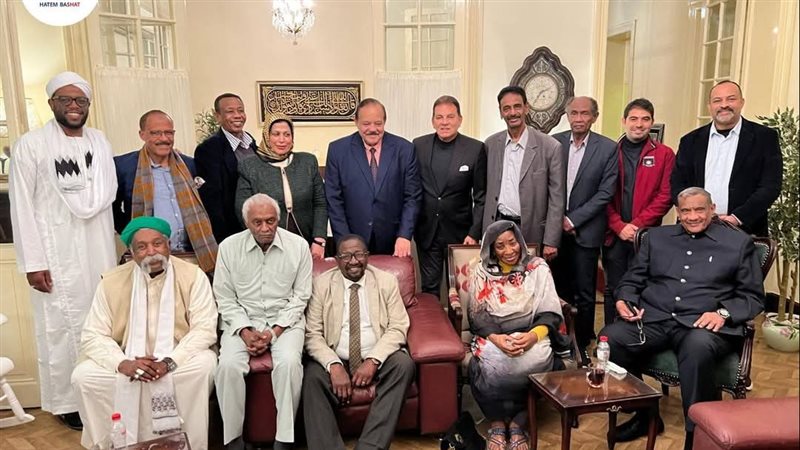 لقاء وزير الخارجية بوفد سوداني شعبي