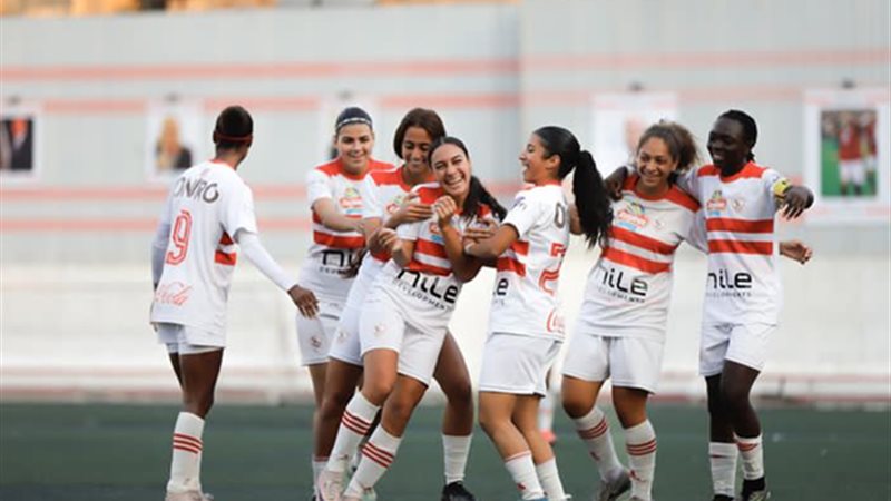 لاعبات الزمالك للكرة النسائية
