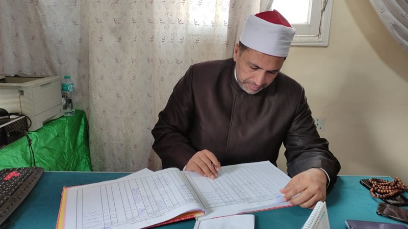 جولة مرورية مفاجئة لوكيل وزارة الأوقاف بالفيوم على إدارة أبش