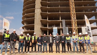 محمد رزق يتابع أعمال شركة ERG بالعاصمة الإدارية والرحاب