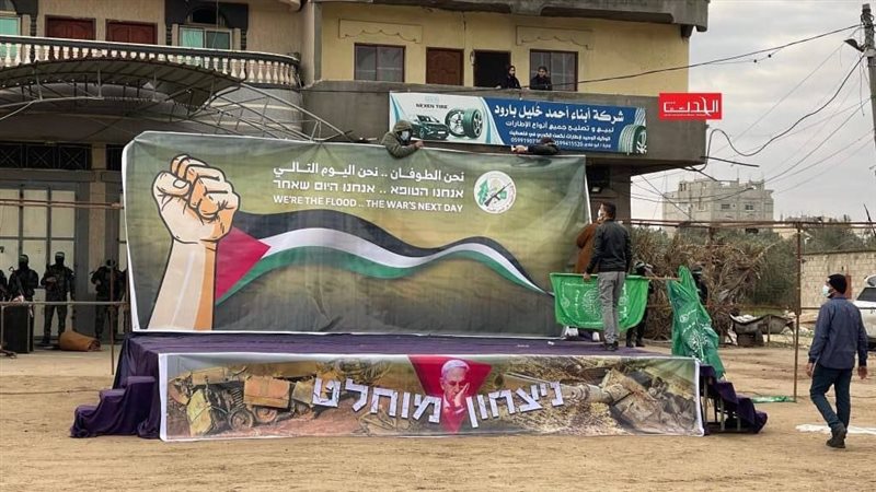 تبادل المحتجزين في دير البلح