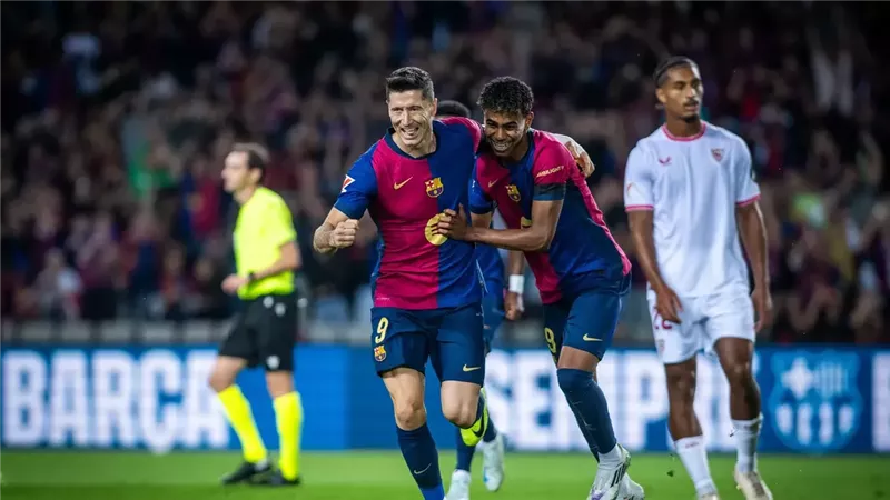 برشلونة وإشبليه
