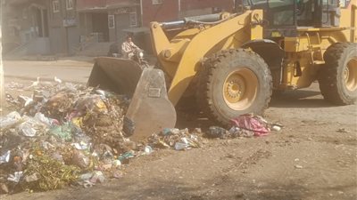 رفع الإشغالات ومواجهة التعديات وتحسين مستوى الخدمات بمدينة بني سويف