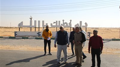 محافظ الوادي الجديد يتفقد العاصمة الإدارية الجديدة للمحافظة