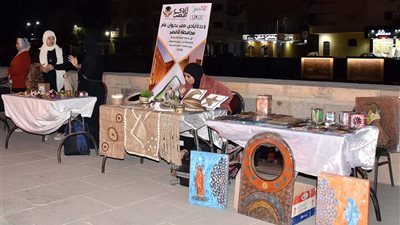 افتتاح معرض الحرف التراثية بمكتبة مصر العامة في الأقصر