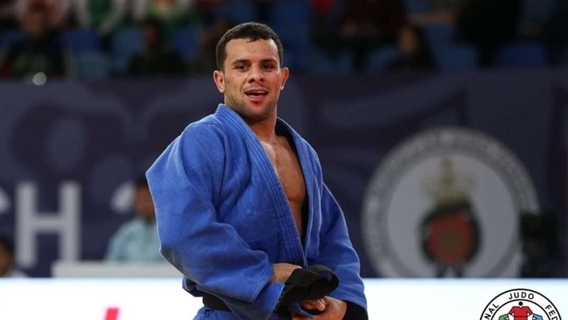 محمد عبد الموجود لاعب منتخب الجودو 