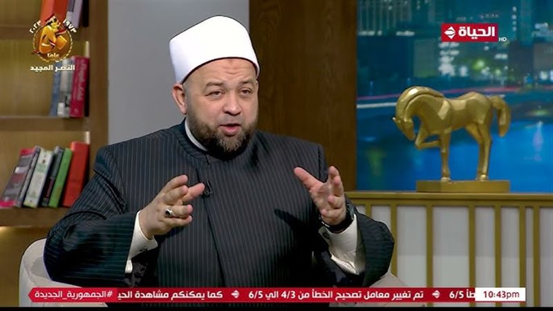 الدكتور يسري عزام إمام وخطيب مسجد عمرو بن العاص