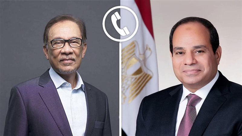 الرئيس عبدالفتاح السيسي ورئيس الوزراء الماليزي