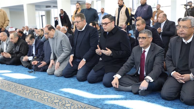 افتتاح مسجد السيدة عواطف مصباح