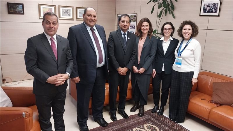 الوفد المصري برئاسة نائب وزير الزراعة