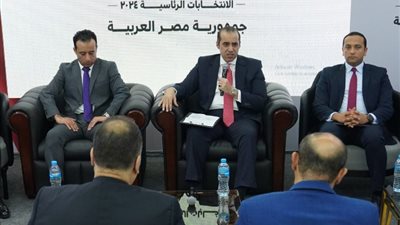 حملة المرشح الرئاسى عبد الفتاح السيسي تستقبل وفدًا من حزب مصر الحديثة