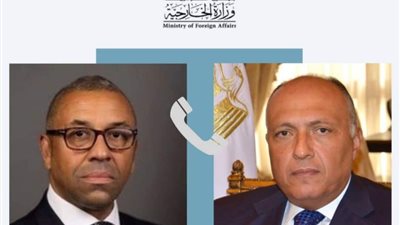 شكري ونظيره البريطاني يبحثان جهود وقف  التصعيد بالأراضى المحتلة