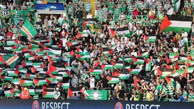 بيان رسمي.. جماهير فريق سيلتيك الاسكتلندي يدعمون القضية الفلسطينية